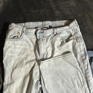 American Eagle Outfitters Blue Straight Leg Jeans